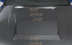 D-Max D1 Spec Bonnet Cooling Hood Black Carbon Fiber - JZX90